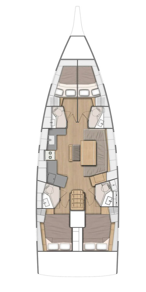 Huur een Bénéteau Oceanis 46.1 in Cala d'Or