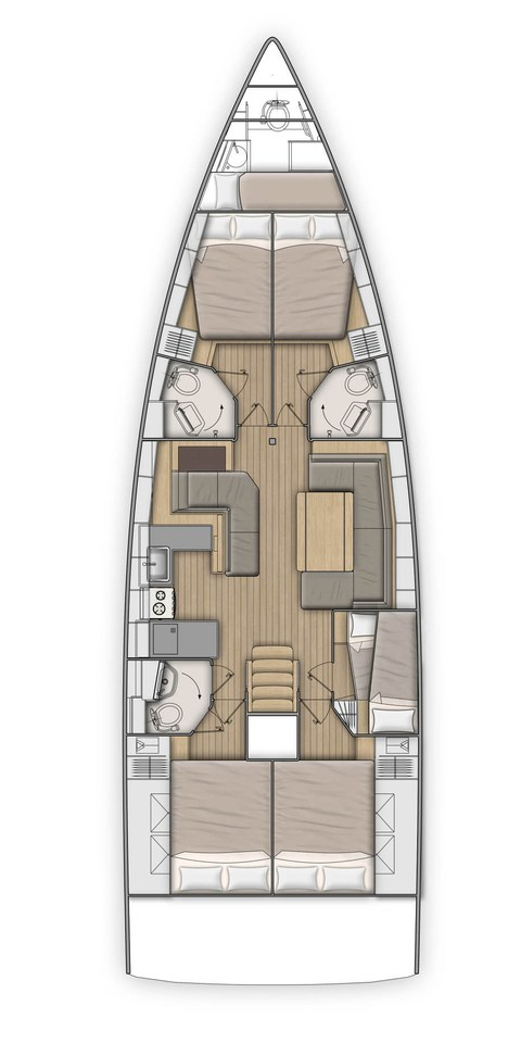 Bootverhuur Cala d'Or goedkoop Oceanis 51.1