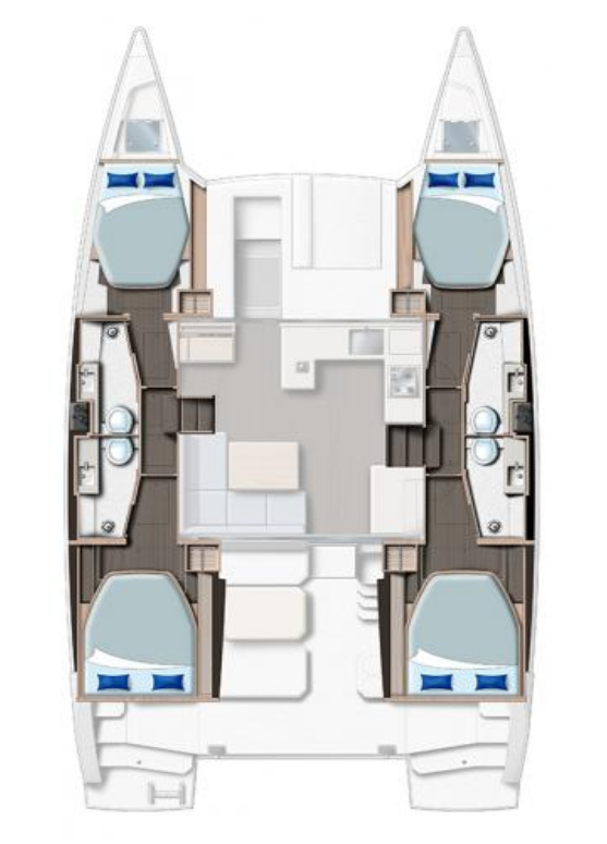 Huur Catamaran met of zonder schipper Leopard Catamarans / Robertson & Caine in Procida