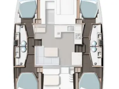Verhuur Catamaran Leopard Catamarans / Robertson & Caine met vaarbewijs
