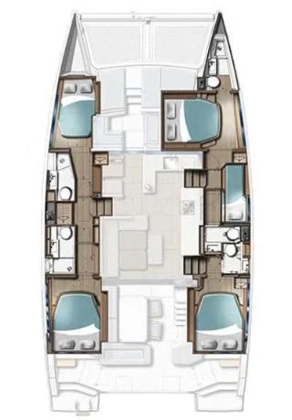 Huur Catamaran met of zonder schipper Leopard Catamarans / Robertson & Caine in Procida