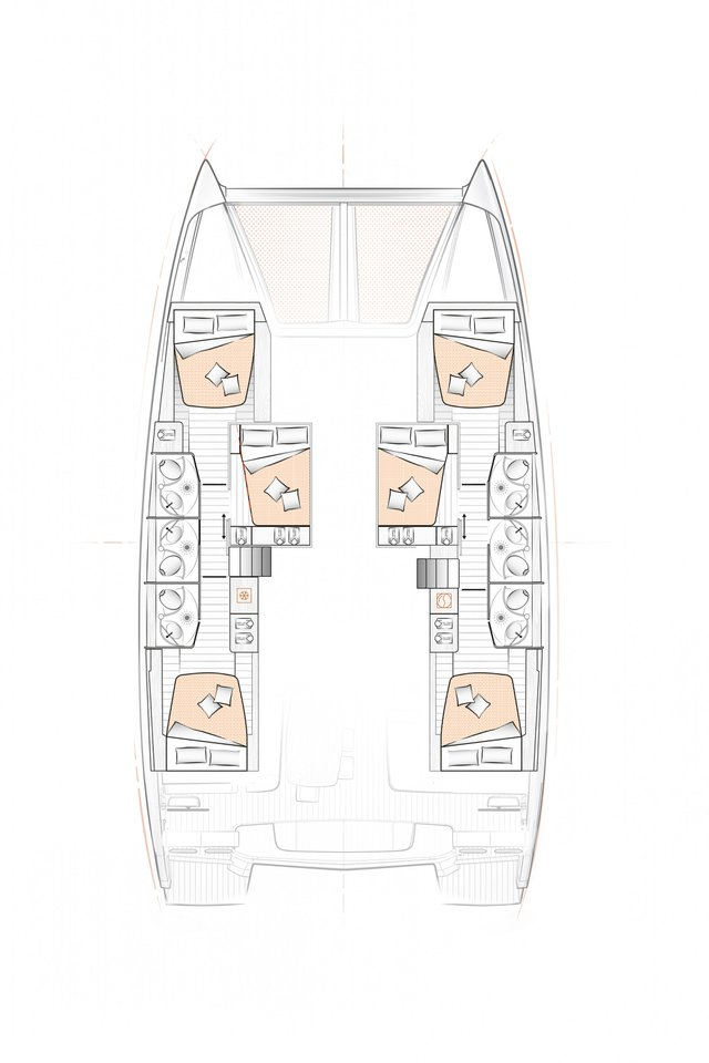 Verhuur Catamaran in Seget Donji - Excess Excess 15