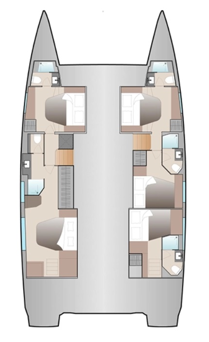 Fountaine Pajot Aura 51 te huur van particulier of professional in Seget Donji
