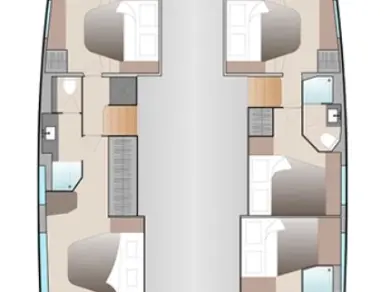 Fountaine Pajot Aura 51 te huur van particulier of professional in Seget Donji