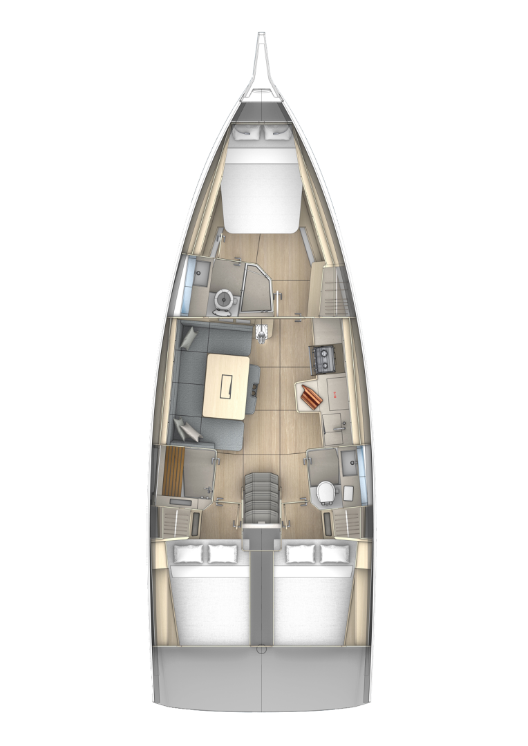 Huur Zeilboot met of zonder schipper Dufour in Golfe-Juan