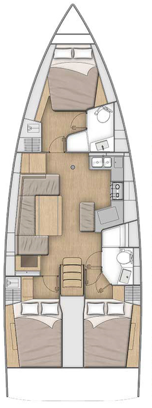 Verhuur Zeilboot in Golfe-Juan - Bénéteau Oceanis 40.1