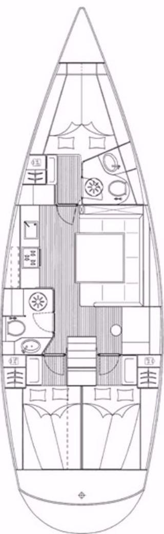 Bootverhuur Jezera goedkoop Bavaria 43 Cruiser