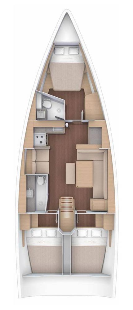 Dufour Dufour 430 te huur van particulier of professional in Jezera