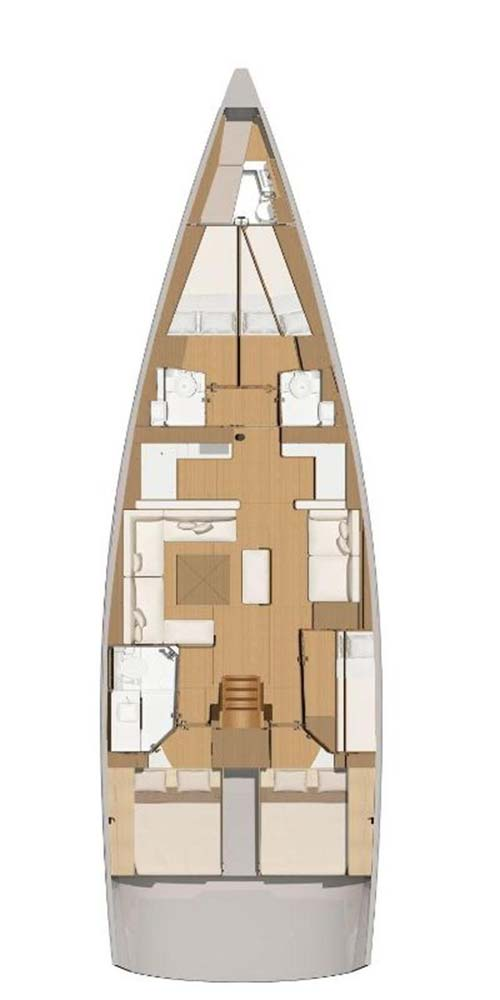 Bootverhuur Trogir goedkoop Dufour 56 Exclusive