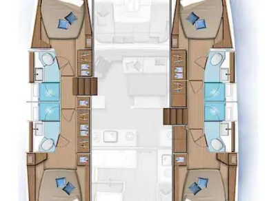 Verhuur Catamaran Lagoon met vaarbewijs