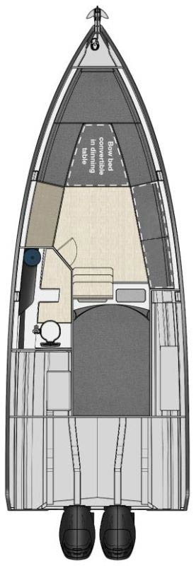 Verhuur Motorboot in Biograd na Moru - Nuva yachts  Nuva M9 Cabin
