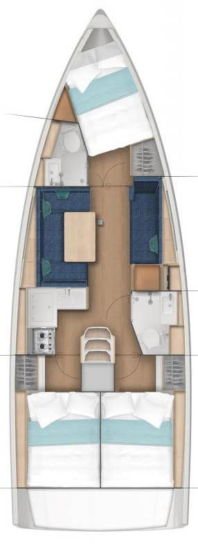 Verhuur Zeilboot Jeanneau met vaarbewijs