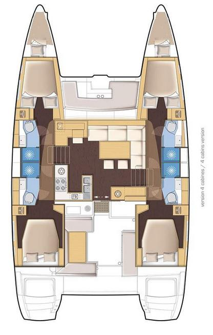Lagoon Lagoon 450 F te huur van particulier of professional in Palma de Mallorca