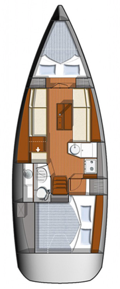 Huur een Jeanneau Sun Odyssey 33i in Gouviá