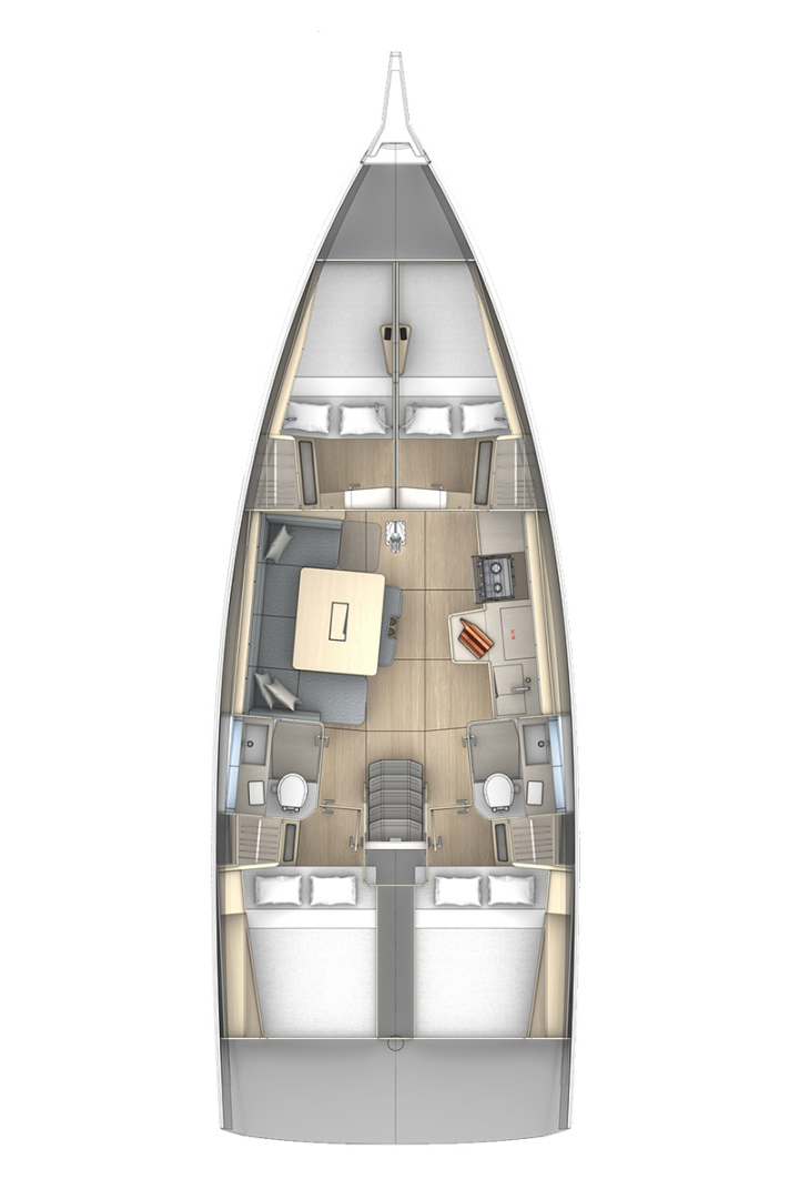 Verhuur Zeilboot Dufour met vaarbewijs