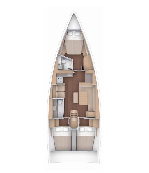 Dufour Dufour 430 te huur van particulier of professional in Marmaris (district)