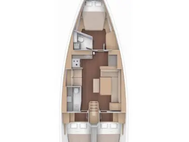 Dufour Dufour 430 te huur van particulier of professional in Marmaris (district)