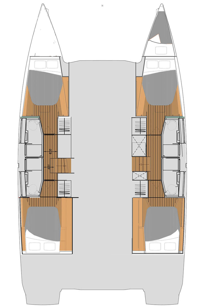 Verhuur Catamaran Fountaine Pajot met vaarbewijs