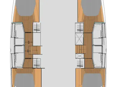Verhuur Catamaran Fountaine Pajot met vaarbewijs