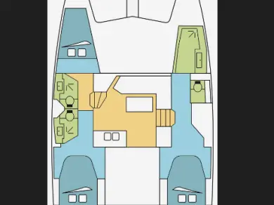 Verhuur Catamaran Fountaine Pajot met vaarbewijs