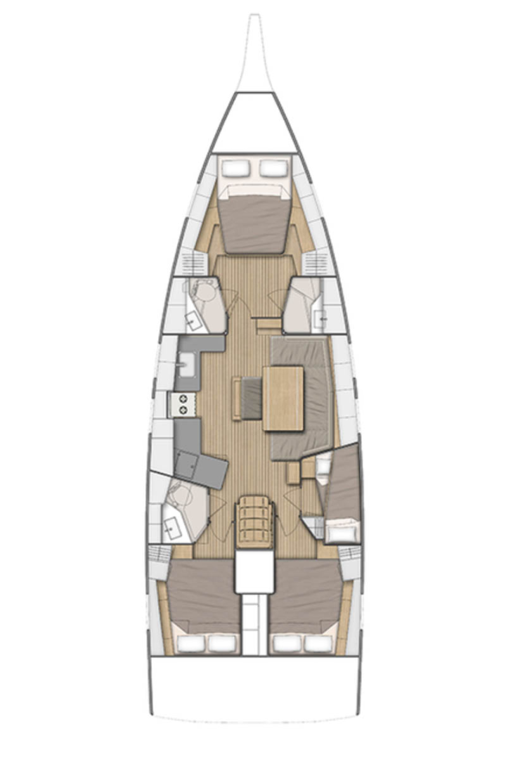 Bénéteau Oceanis 46.1 te huur van particulier of professional in Seget Donji