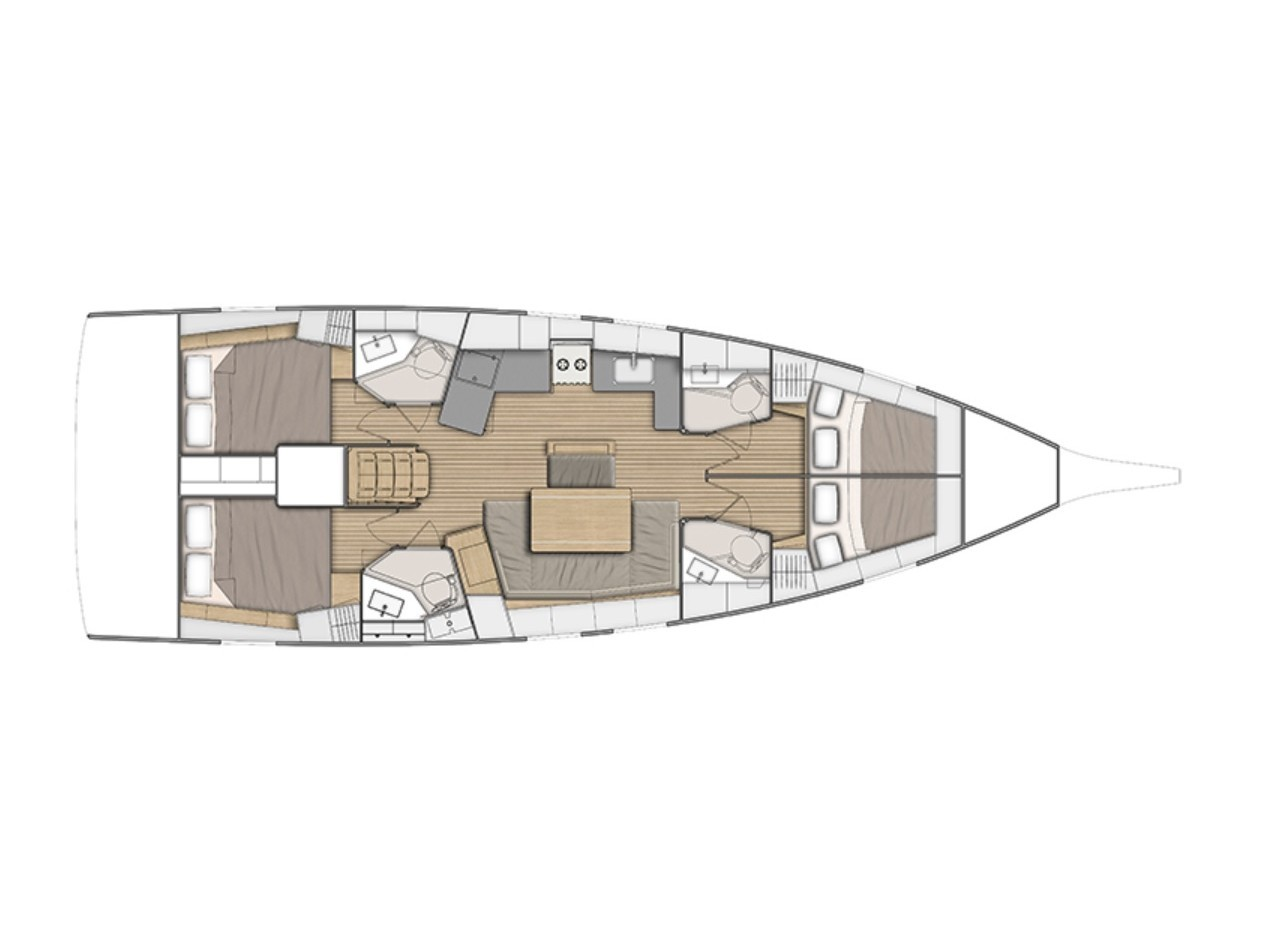 Huur een Bénéteau Oceanis 46.1 in Marmaris (district)