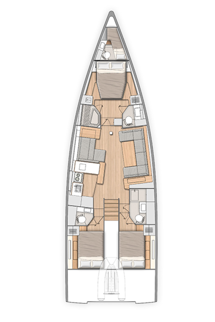 Bénéteau Oceanis 54 te huur van particulier of professional in Road Town