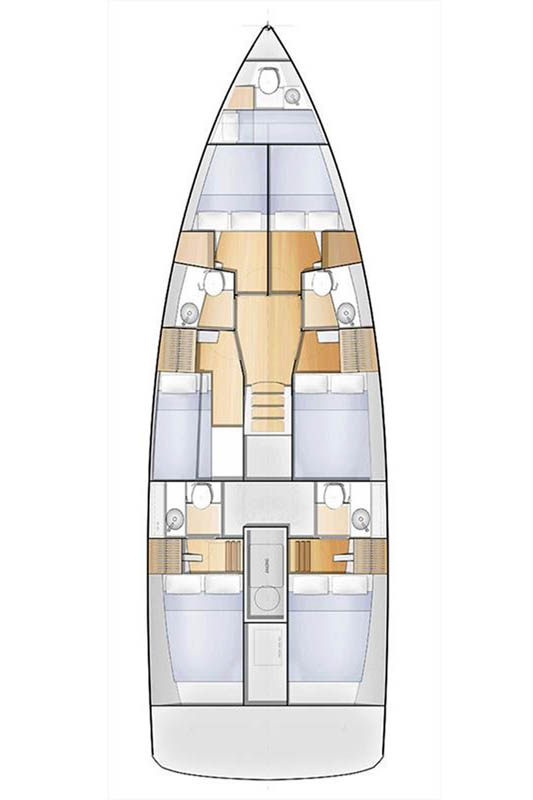Huur een Jeanneau Sun Loft 47 in Seget Donji