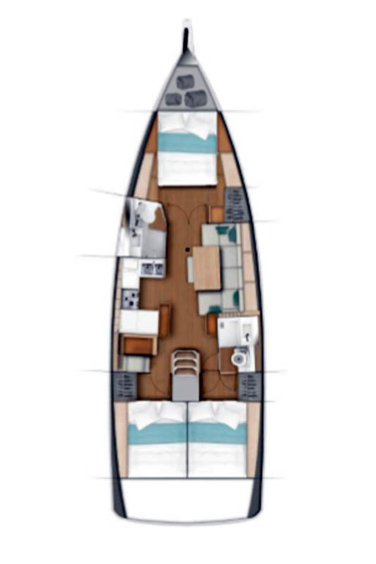Huur Zeilboot met of zonder schipper Jeanneau in Komolac