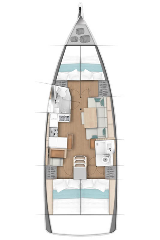 Jachthuur in Seget Donji - Jeanneau Sun Odyssey 440 via SamBoat