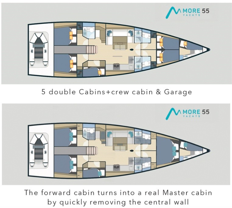Huur een More Boats More 55 in Seget Donji