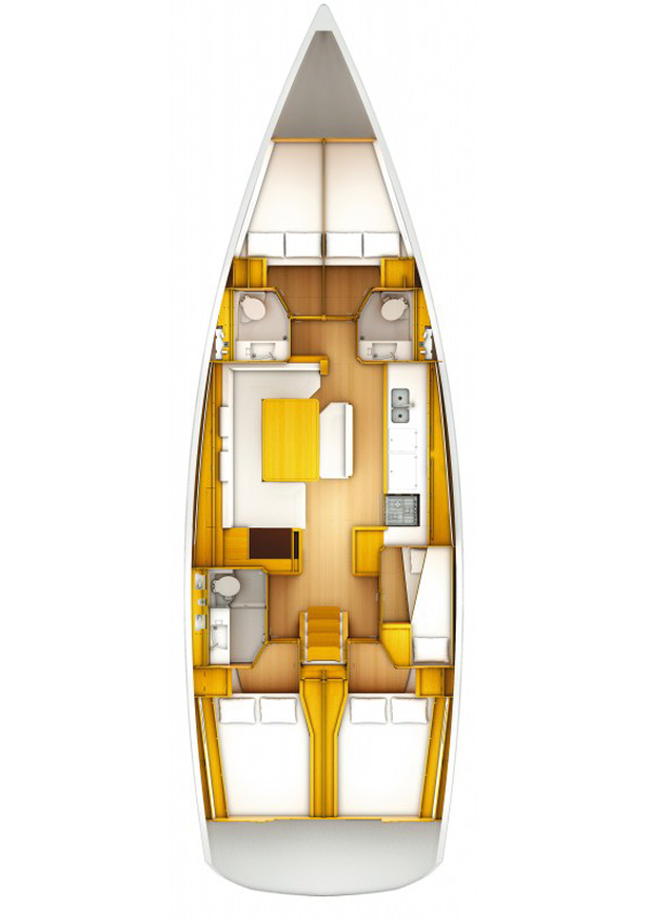 Verhuur Zeilboot Jeanneau met vaarbewijs