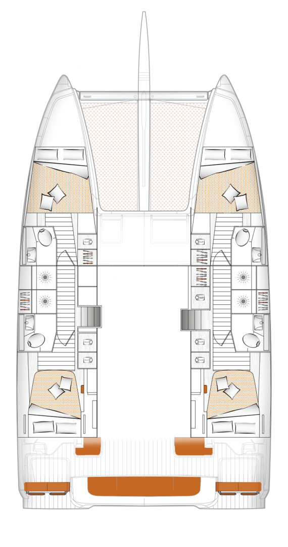 Verhuur Catamaran in Lefkáda - Excess Excess 14