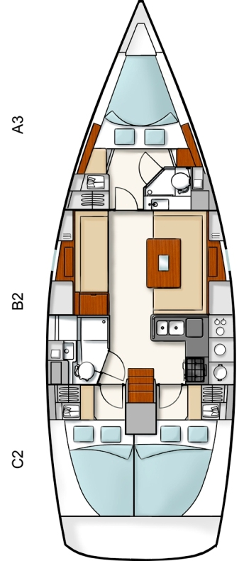 Hanse Hanse 400 te huur van particulier of professional in Kos
