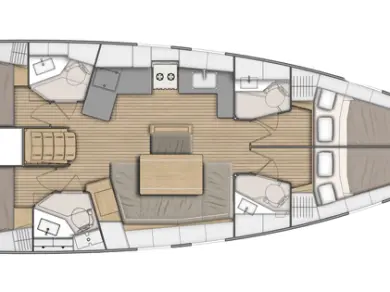 Bénéteau Oceanis 46.1 te huur van particulier of professional in Kos