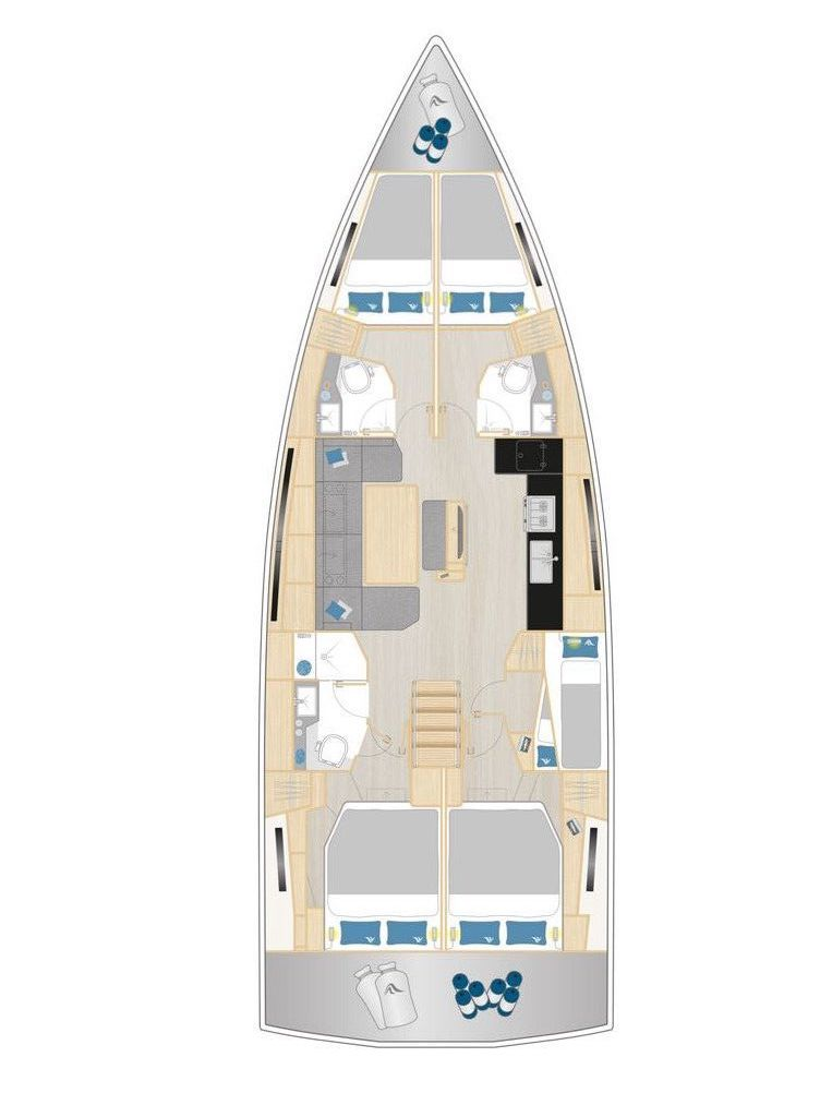 Verhuur Zeilboot in Seget Donji - Hanse Hanse 460