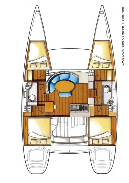 Huur Catamaran met of zonder schipper Lagoon in Lávrio