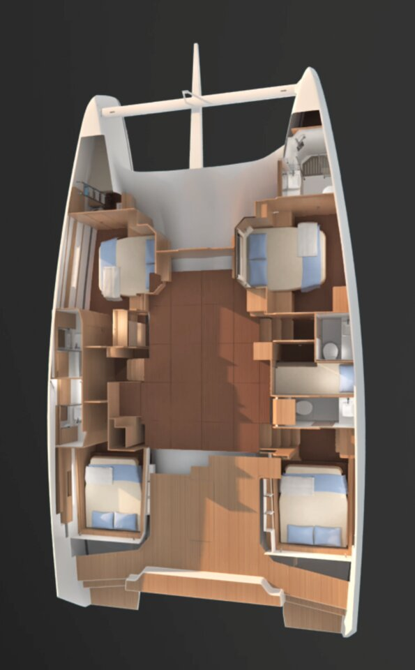 Verhuur Catamaran in Lefkáda - Dufour Dufour Catamarans 48 Sail