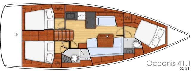 Verhuur Zeilboot Bénéteau met vaarbewijs