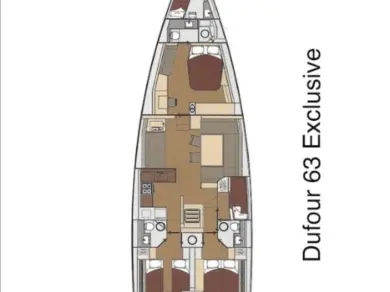 Huur een Dufour Dufour 63 Exclusive in Primošten
