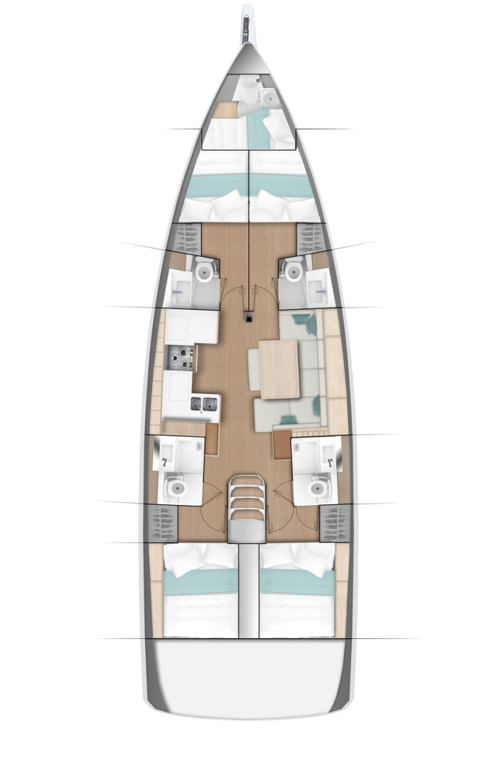 Huur Zeilboot met of zonder schipper Jeanneau in Primošten