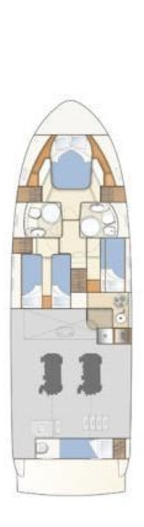 Bootverhuur Ferretti Ferretti Yachts 460i in Podstrana via SamBoat