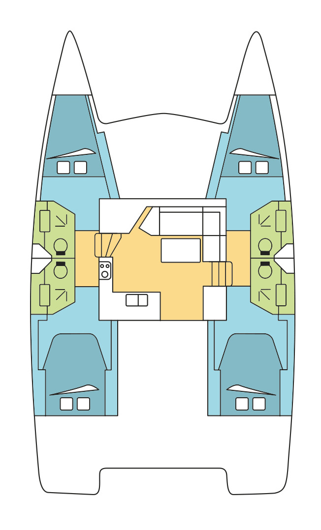 Huur Catamaran met of zonder schipper Fountaine Pajot in Lefkáda
