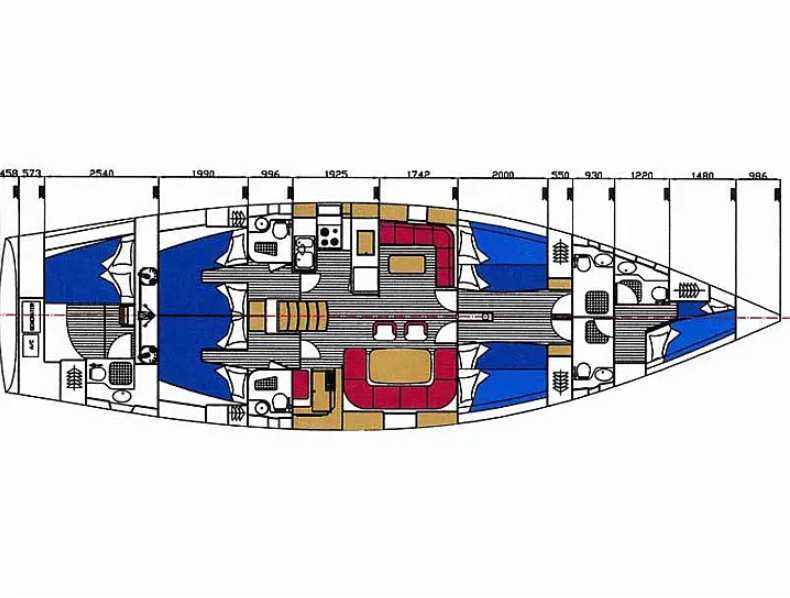 Verhuur Zeilboot Ocean Yachts met vaarbewijs