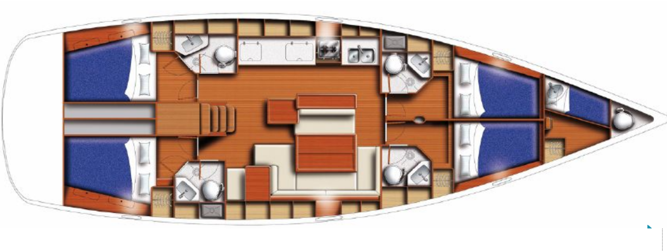 Verhuur Zeilboot in Lefkáda - Bénéteau Oceanis 50