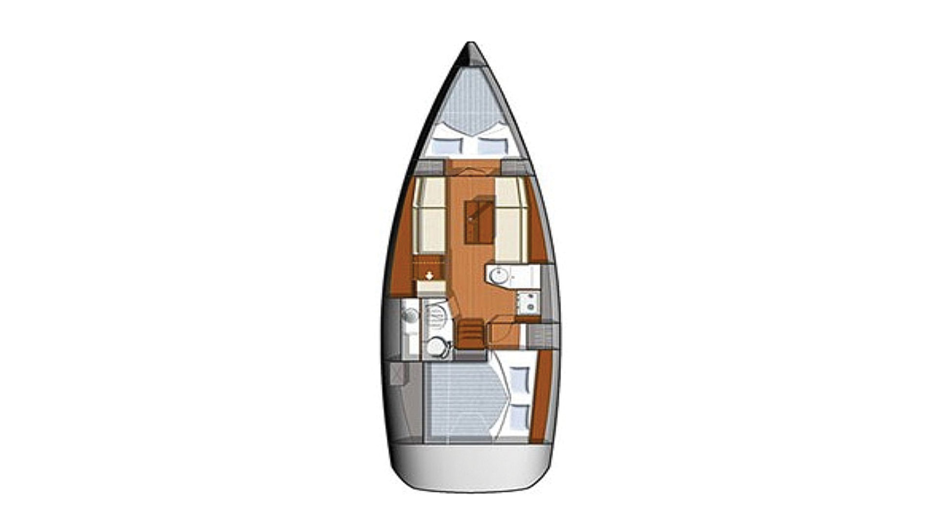Verhuur Zeilboot Jeanneau met vaarbewijs