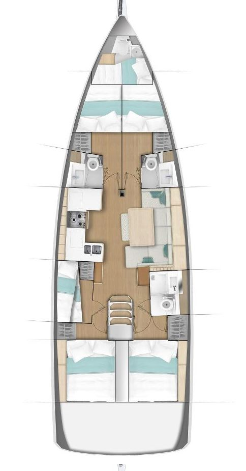 Bootverhuur Jeanneau Sun Odyssey 490 in Rogač via SamBoat