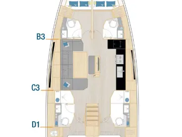 Verhuur Zeilboot Hanse met vaarbewijs