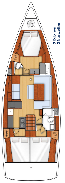 Verhuur Zeilboot in Kaş - Bénéteau Oceanis 48
