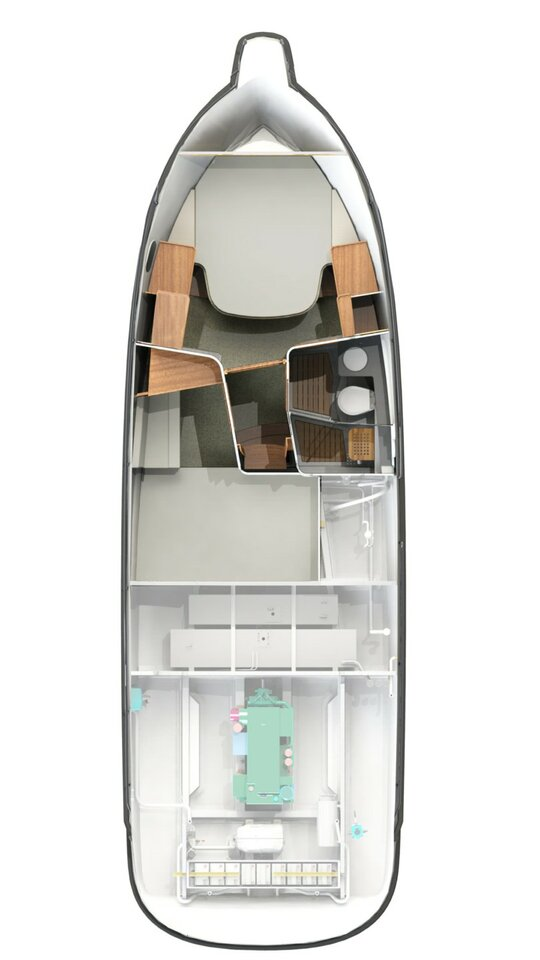 Verhuur Motorboot Nimbus Group met vaarbewijs
